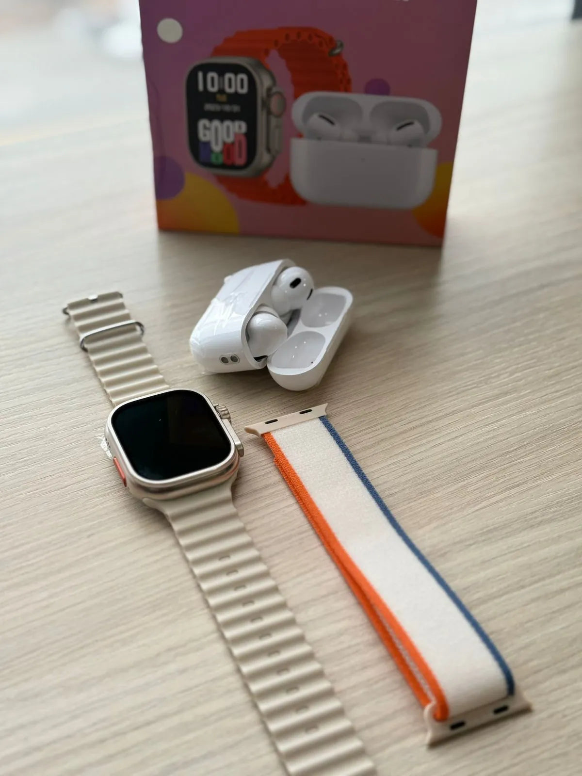 Combo Reloj Smart Watch  + Airpods (Android & Iphone)